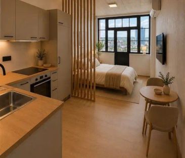 Pronájem moderního bytu 1+kk s balkonem | 38 m - Photo 3