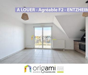 ENTZHEIM - Agréable F2 en dernier étage - Photo 1