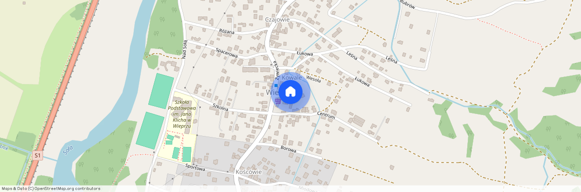 ul. Grabowa, Wieprz, Radziechowy-Wieprz, żywiecki, śląskie