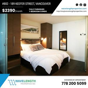 FULLY FURNISHED 1-BEDROOM CONDO FOR RENT IN DOWNTOWN VANCOUVER - Photo 2