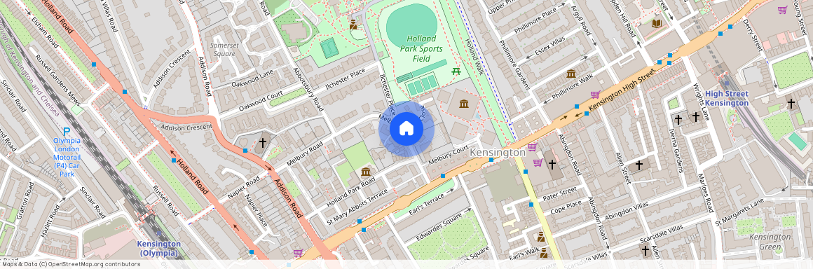 45 Melbury Road, W14