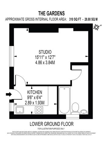 Studio apartment - Photo 5