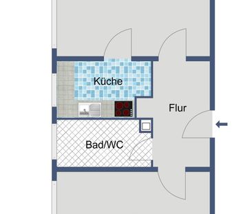 Auf der Suche nach neuen Mietern! Gemütliche 2-Zimmer-Wohnung ! - Photo 1