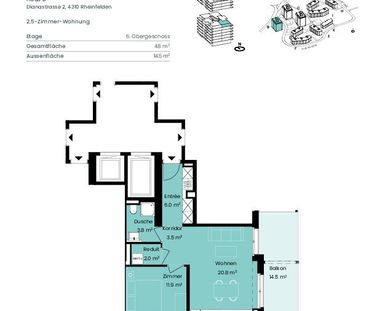 Appartement fraîchement rénové dans un emplacement central est à la... - Photo 2