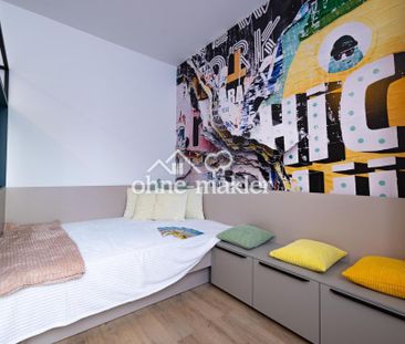 Charmante vollmöblierte 1-Zimmer-Neubauwohnung im 3. OG WE 68 - Foto 2