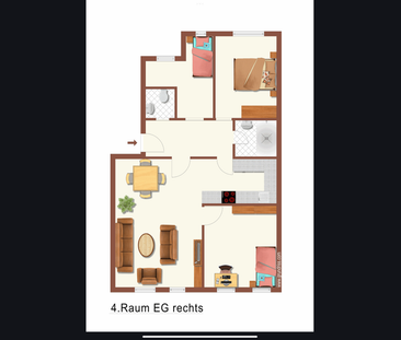 Vermietung 4-Raum Wohnung Erstbezug - Foto 6