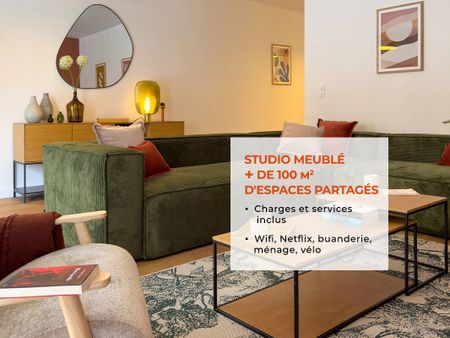 T1 26 m2 tout équipé en coliving et clé en main - Photo 2