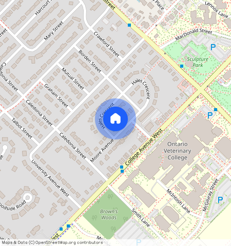 ** Moore Avenue, Guelph, ON, Canada