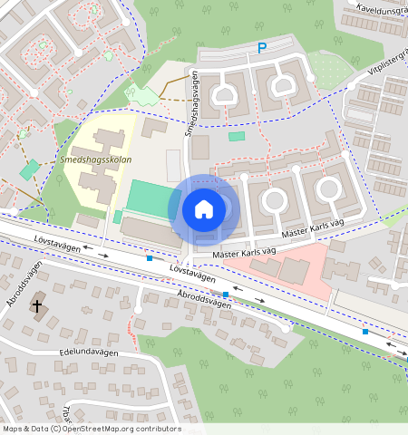 Mäster Karls väg **, Villastaden