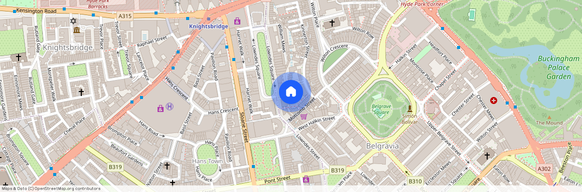 Kinnerton Street, Knightsbridge, London, SW1X