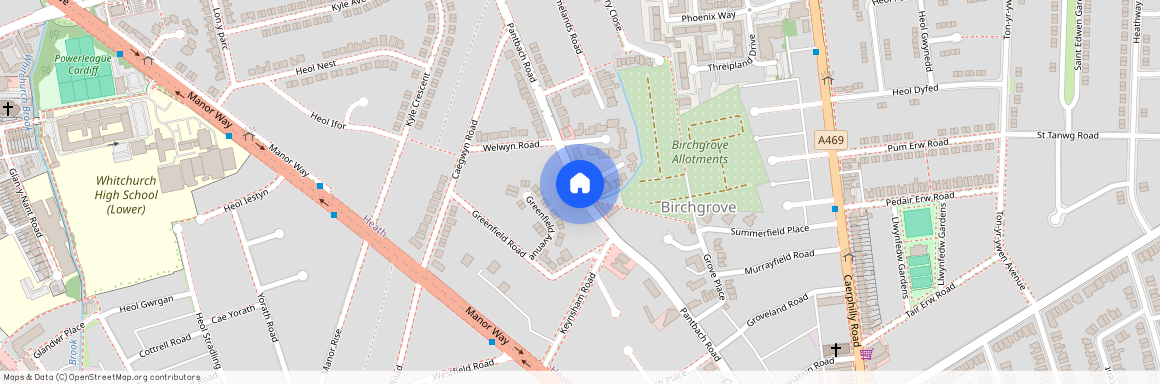 Pantbach Road, Cardiff, South Glamorgan, CF14