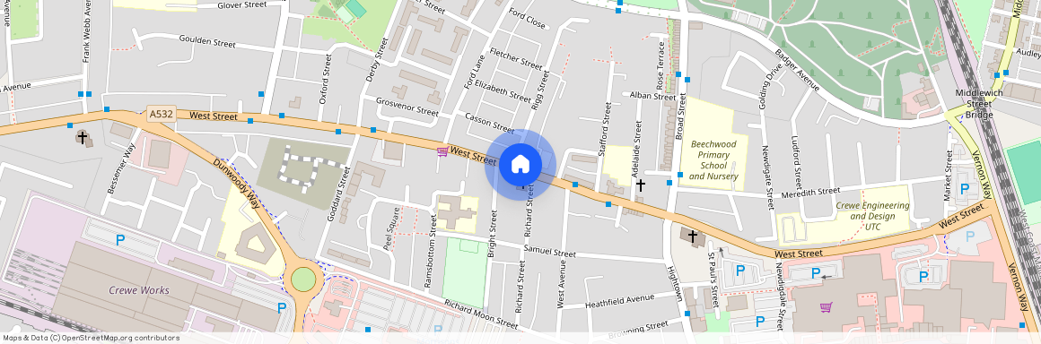 West Street, Crewe, CW1 3HE, Crewe