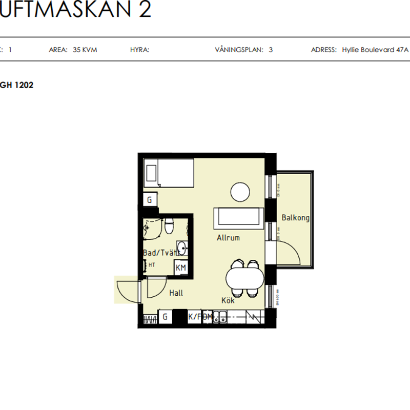 Hyllie Boulevard 47A, Hyllievång - Foto 1