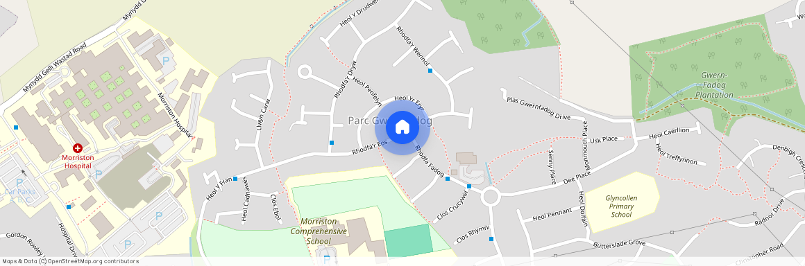 Rhodfa'r Eos, SA6, Cwmrhydyceirw