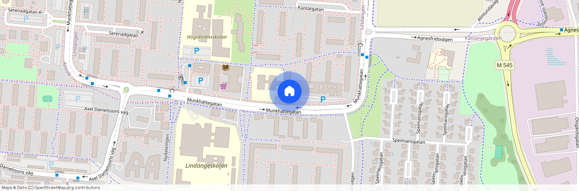 Munkhättegatan 184, Lindängen