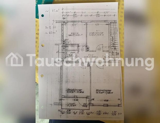 TAUSCHWOHNUNG Gut gelegende dreizimmer Wohnung in der Bahnhofsvorstaft - Photo 1