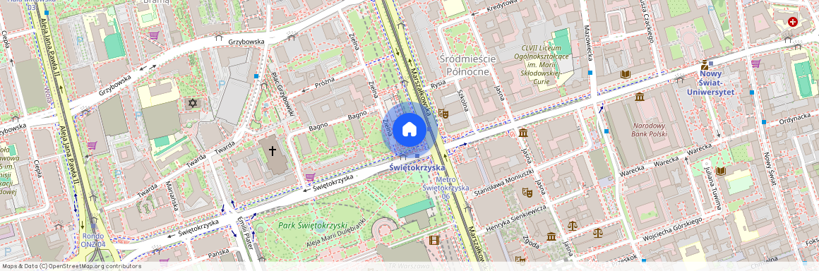Warszawa, M., Warszawa, Śródmieście, Śródmieście, Północne