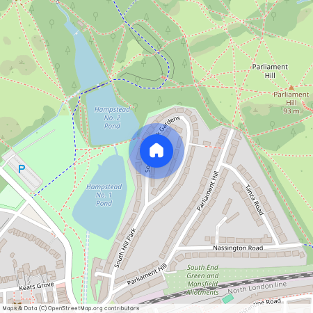 South Hill Park Gardens Hampstead NW3, London, NW3