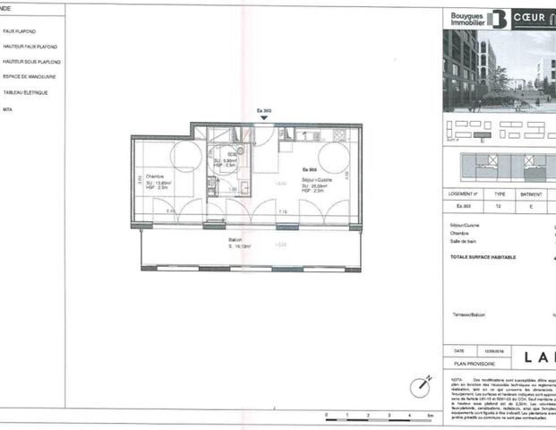 location Appartement T2 DE 45.38m² À BORDEAUX - Photo 1