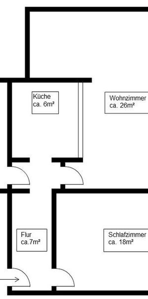 Große 2 Raum-Wohnung mit Balkon - Photo 2