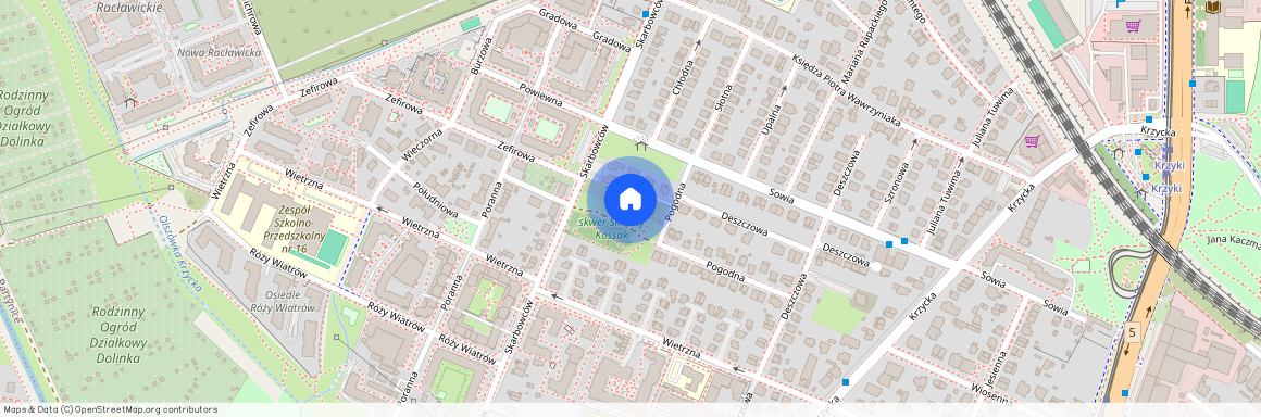 ul. Skarbowców, Krzyki, Krzyki, Wrocław, dolnośląskie