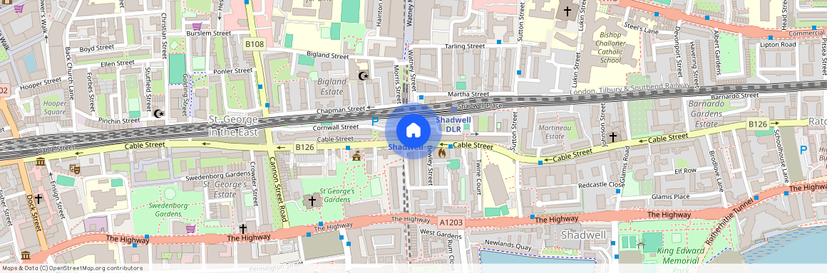 Chamberlain House, Cable Street, Shadwell, Whitechapel, London, E1 0AL