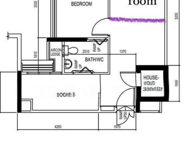 Blk 210C Punggol Crest (Punggol), HDB 2 Rooms - For Rent - Photo 5
