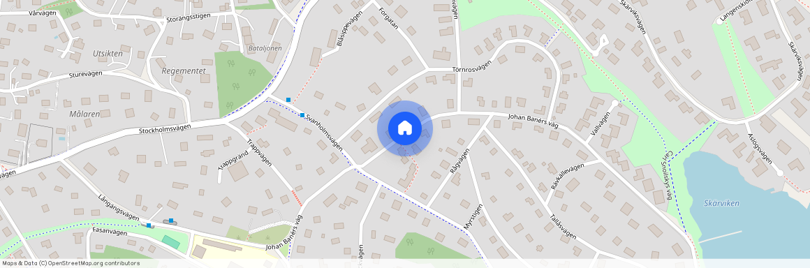 Johan Banérs väg, Stocksund