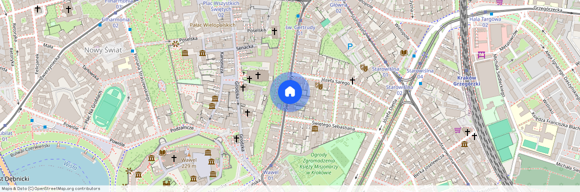 ul. św. Gertrudy, Stradom, Stare Miasto, Kraków, małopolskie