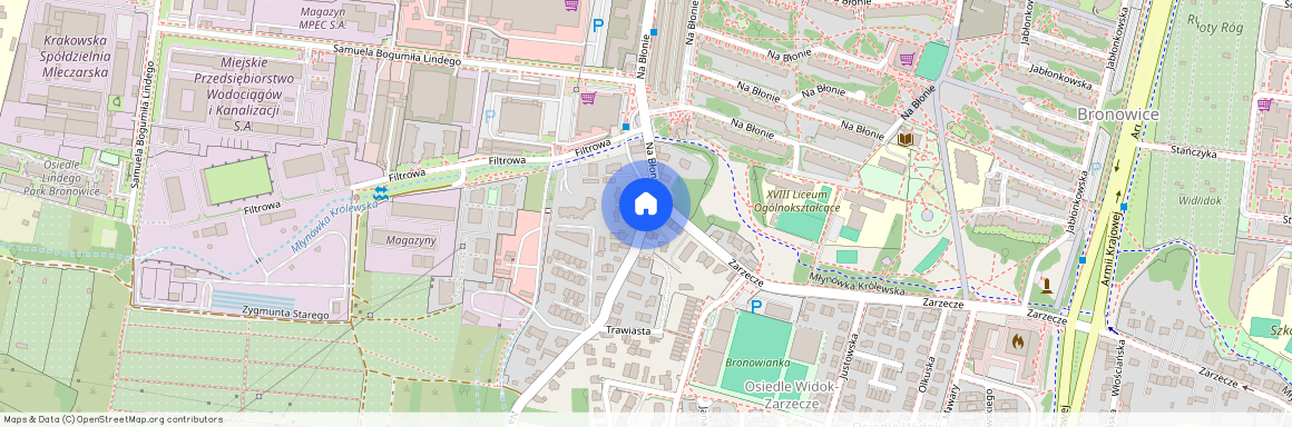 ul. Na Błonie, Bronowice, Bronowice, Kraków, małopolskie