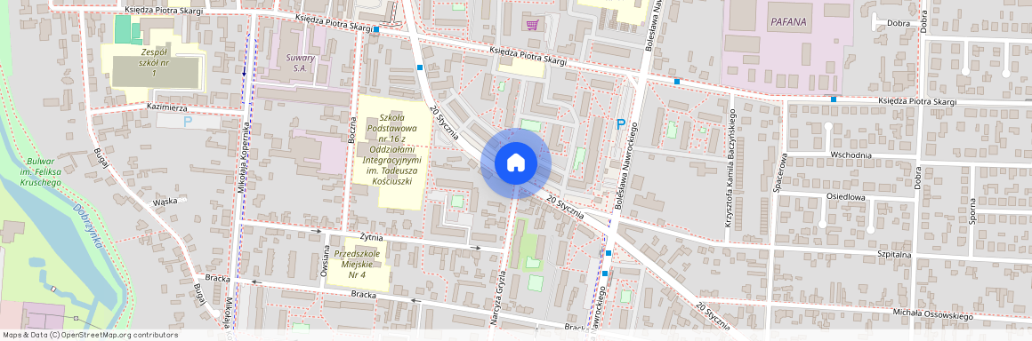 ul. 20 Stycznia, Pabianice, pabianicki, łódzkie