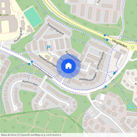 Hasselnötsvägen, Järfälla