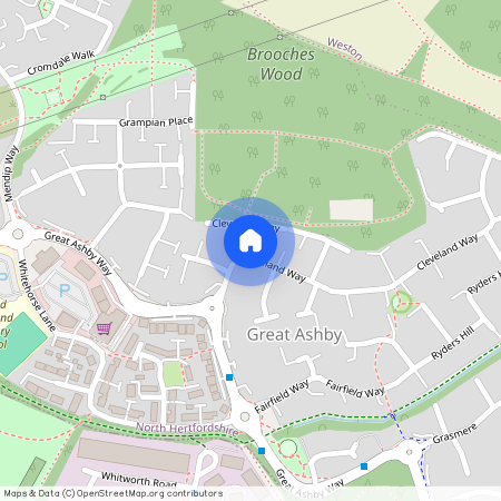 Cleveland Way, Hertfordshire SG1
