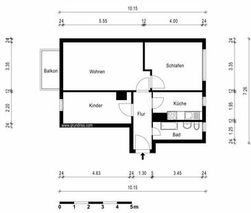 Renovierte 3-Zimmer-Wohnung - Foto 3