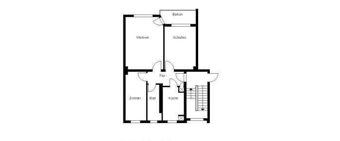 Die gefällt mir: günstig geschnittene 3-Zimmer-Wohnung - Foto 1