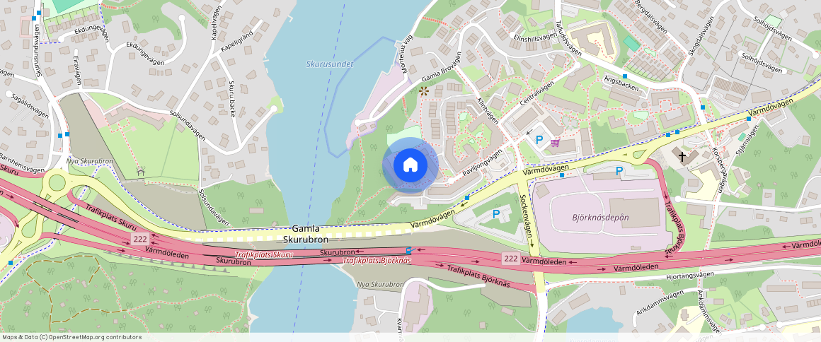 Paviljongvägen **, Björknäs