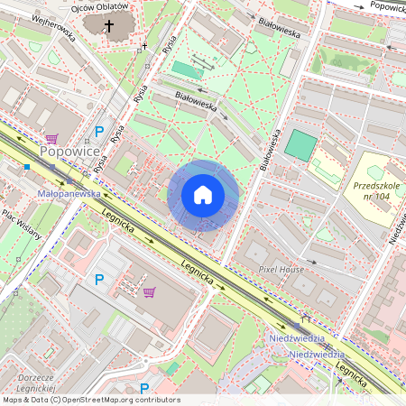 ul. Szybowcowa, Popowice Północne, Fabryczna, Wrocław, dolnośląskie