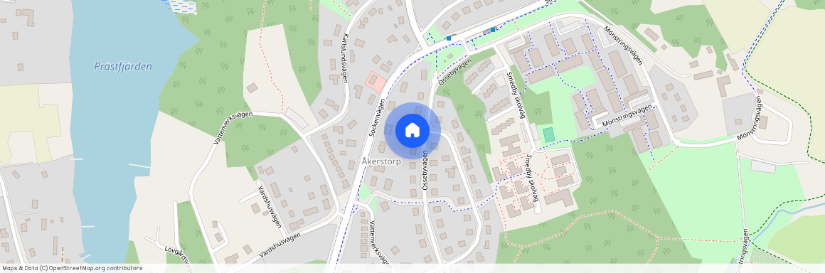 Ossebyvägen, Åkersberga