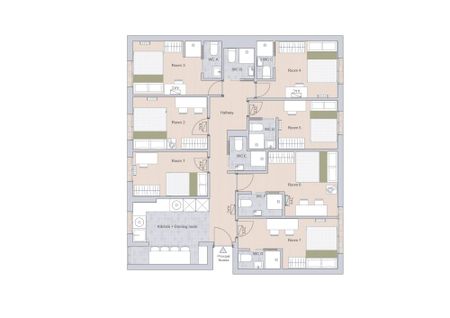 Room with private bathroom and air conditioning in Carabanchel - Photo 5