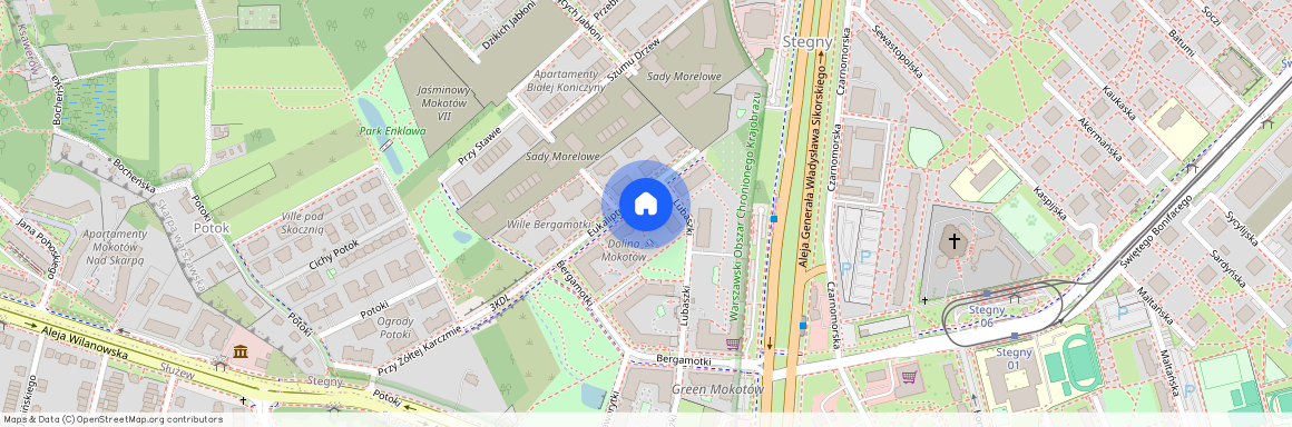 ul. Bergamotki, Stegny, Mokotów, Warszawa, mazowieckie
