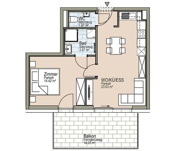 Neubauwohnung mit Balkon im 3. Stock - Photo 1