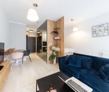 TĘCZOWA kawalerka z sypialnią, dostępny garaż 29 m² - Фото 4