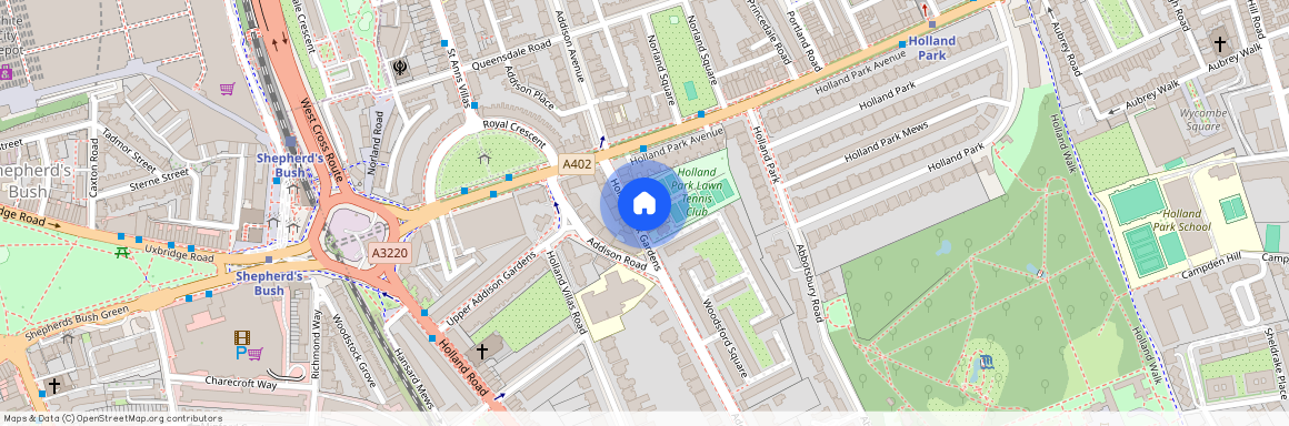 Holland Park Gardens, London, W14