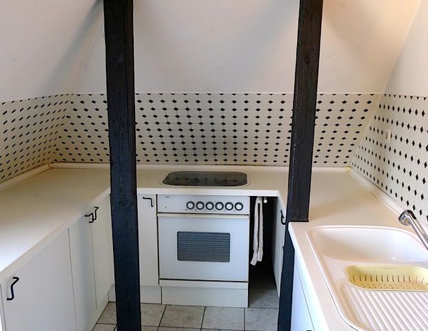 Mitten in der Stadt! Ruhige Dachgeschosswohnung mit kl. Terrasse im Altbau sucht Individualisten! - Foto 1