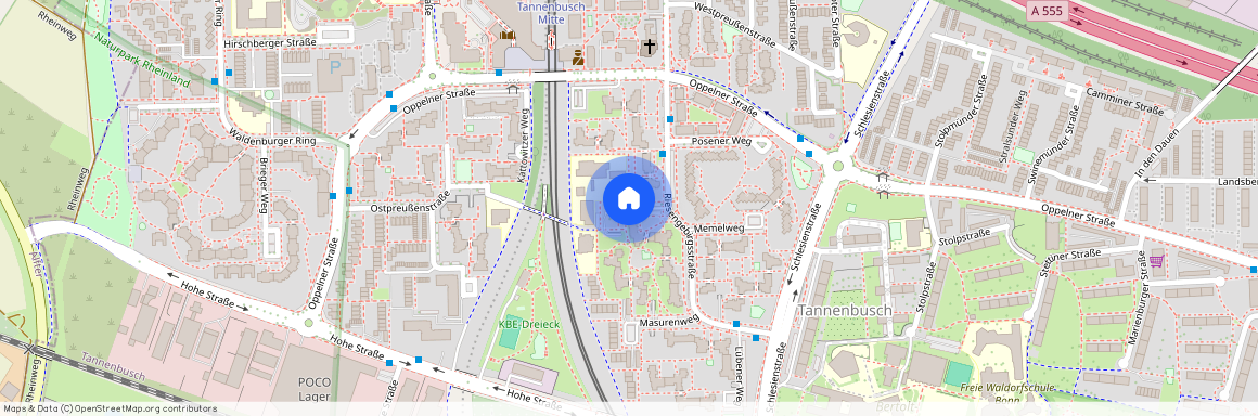 Chemnitzer Weg 1, 53119 Bonn OT Tannenbusch Mitte