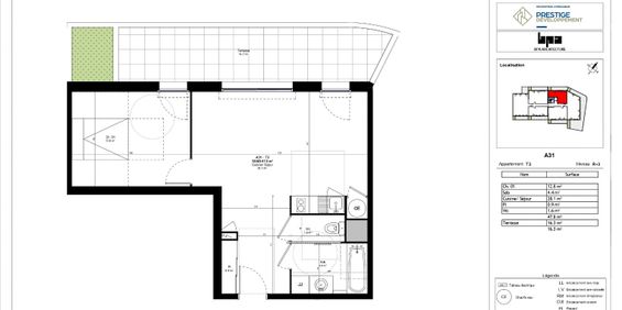 T2 neuf 2 stat et terrasse dégagée - Photo 3