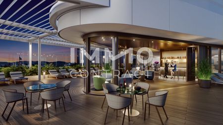 Teilmöbliertes top ausgestattetes Apartment (Erstbezug) mit Donau- und Cityblick - DANUBEFLATS - Foto 4