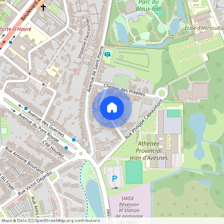 rue Philippe Capiaumont, 19, 1/2, 7000, Mons