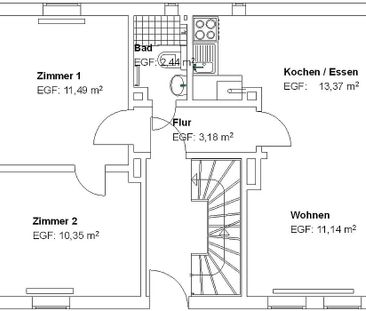 3 ZKB mit offener Küche am Philippinenhof! - Photo 1