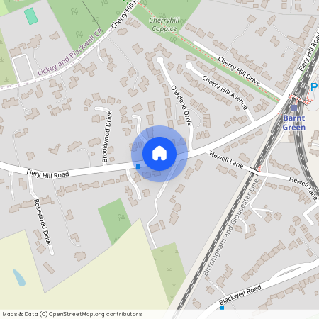 Fiery Hill Road, Barnt Green, Birmingham, Worcestershire, B45